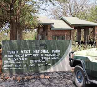 Einfahrt Tsavo West