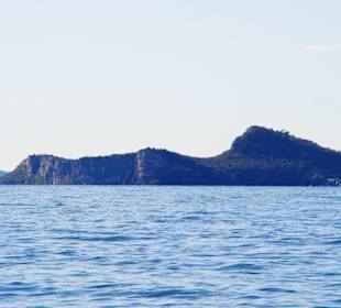 Mitten auf dem See, Blick nach Salo