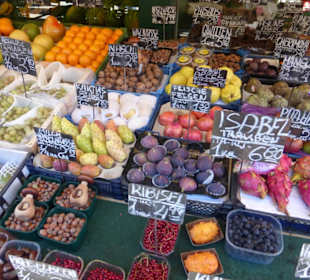 Auf dem Naschmarkt in Wien