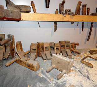 Werkstatt eines Büttners im Museum Barockscheune