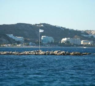 Am Hafen von Faliraki