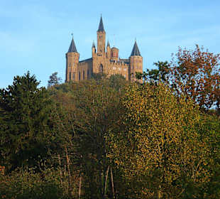 Herbstlicher Blick auf die Burg
