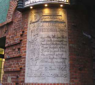 Böttcherstraße - Gedenktafel für Paula Modersohn-B