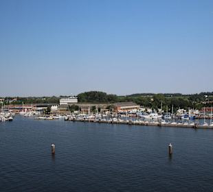 Die fjordartige Trave vor Travemünde