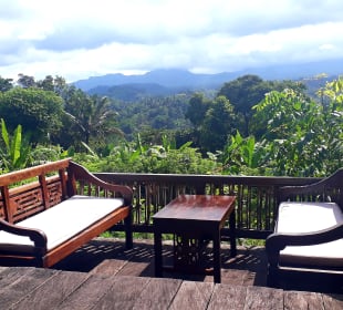 Ausblick von der Terrasse