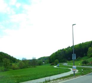 Hier Richtung Egloffstein 