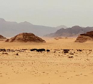 Wüstenlandschaft Wadi Rum