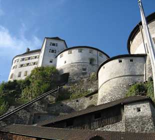 Blick von der Kasse nach oben