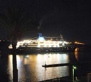 Saga Pearl II auf den Arade zum Atlantik