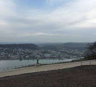 Die tolle Aussicht vom Niederwalddenkmal