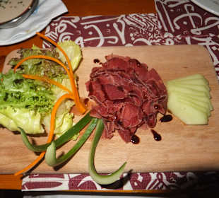 Bordiehn´s Restaurant (Kamelschinken mit Melone) 