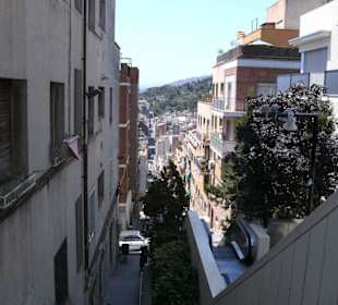 Auf dem Weg zum Park