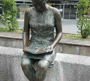 Brunnen vor dem Neuen Kurhaus von Aachen