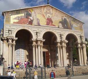 Die Todesangstbasilika im Garten Gethsemane