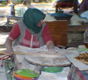 Rast und leckeren gefülltes Fladen verspeist!!