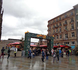 Eingangs zum Weihnachtsmarkt