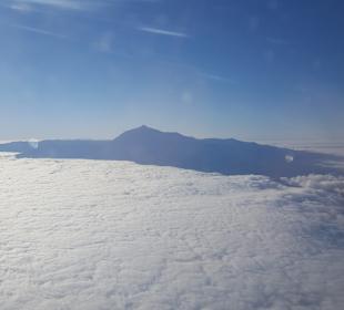 Teide, Anflug mit Inselrunde