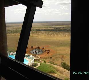 Voi Safari Lodge, Wasserquelle