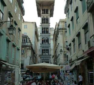A view of the Santa Justa Elevator