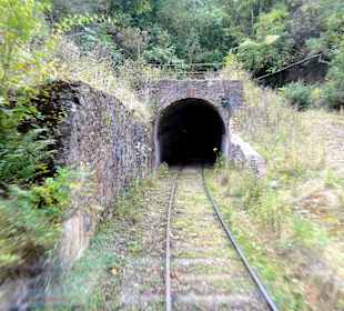 Einfahrt in das Bergwerk