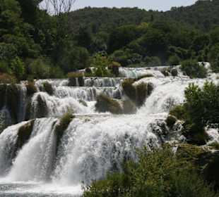 Wasserfall im Nationalpark KRKA
