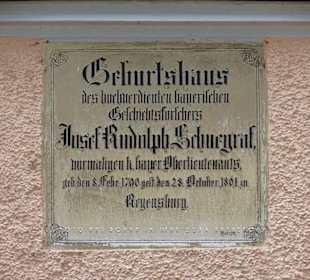In der malerischen Altstadt von Cham / Oberpfalz.