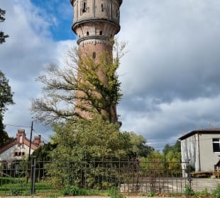 Wasserturm der Bahn.