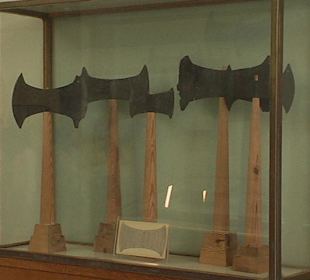 Im archäologischen Museum