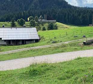 Almhütte bei der Winkelmoosalm 