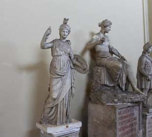Pictures of statue in Vatican Museum, Rome, Italy 