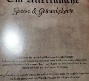 Speisekarte 07/2025