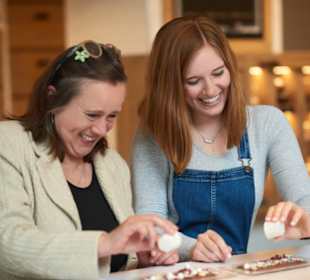 Selbst gemachte Schokolade