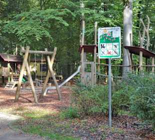 Der Spielplatz im Stadtpark Versmold
