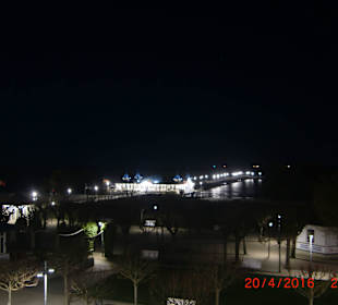 Seebrücke Ahlbeck bei Nacht