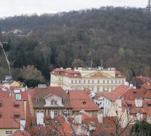 Blick zur Stadt, deutsche Botschaft
