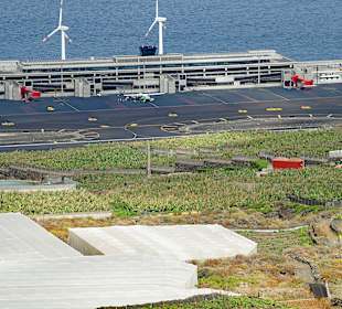 Aussicht auf Flughafen