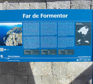 Infotafel zum Leuchtturm