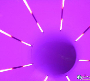 125er Rutsche von innen bei der Abfahrt