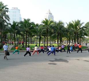 Frühsport um 6 Uhr.