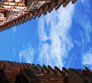 Hausbau Richtung Strand hin