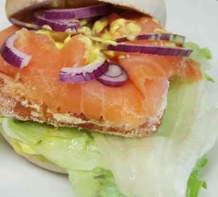 Lachs-Burger