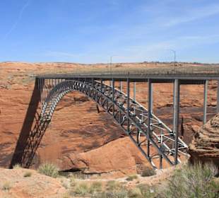 Glen Canyon Bridge am Glen Canyon Staudamm