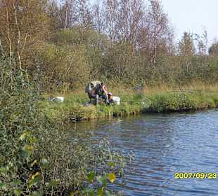 Ein Angler bei der "Arbeit" !