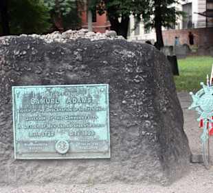 Jüdischer Grabsteine im Granary Burying Ground