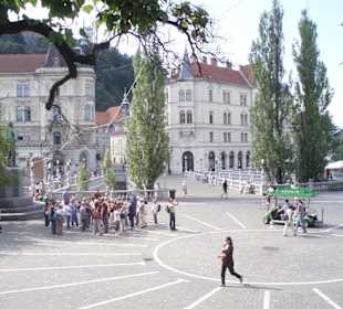 Stadt und Altstadt Ljubljana