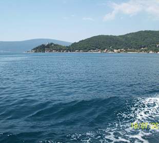 Auf der Fähre keine 6min Fahrzeit