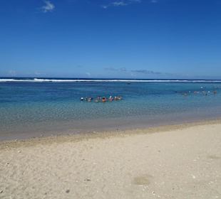 Eindrücke vom Strand in Saint-Pierre