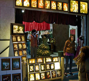 Retro Foto auf der Promenade