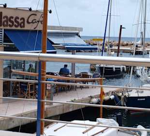 Blick zum Hafen Cafe