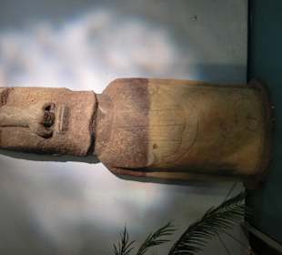 Ein Moai - Steinskulptur der Osterinseln